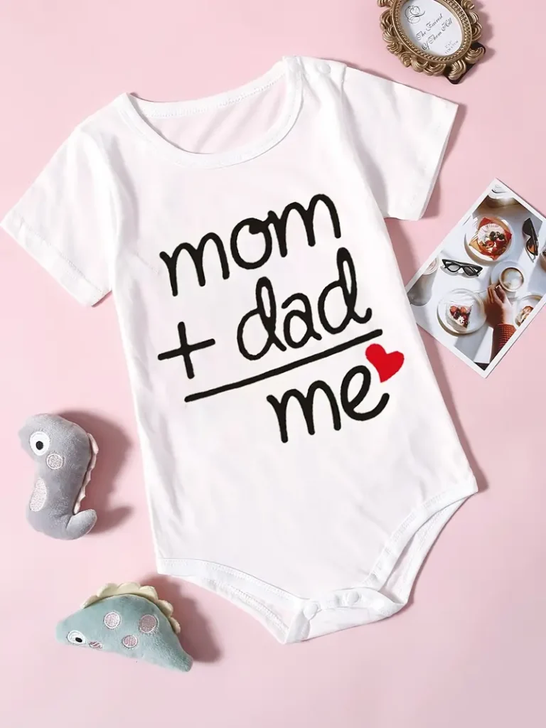 MOM & DAD Printed Baby Jumpsuit