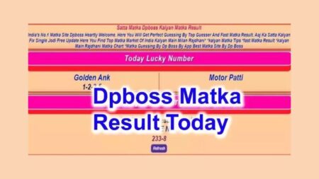 Today Satta Matka Lucky Number